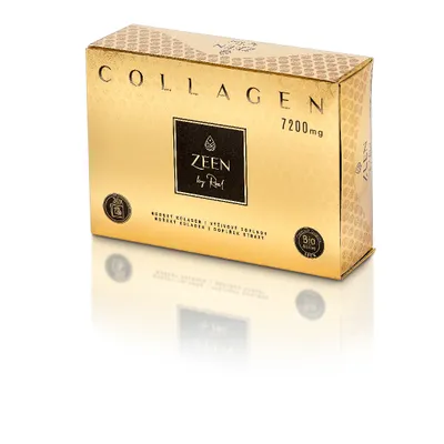Image de ZEEN Collagen Citron, 7200 mg, Complément alimentaire - Collagène marin au goût citron, 30 sachets de 7,2 g
