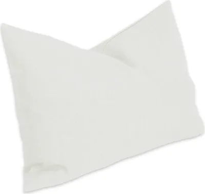 Produktbild von Kissenbezug 30x50 cm weiß Struktur Leinenoptik Kissenhülle für Dekokissen