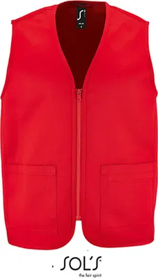 Produktbild von SOLs 02110 | Herren Bodywarmer Wallace - Farbe: Red - Größe: XXL