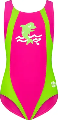 Produktbild von BECO the world of aquasports Badeanzug BECO-SEALIFE® mit Delfin-Print pink grün 110 A