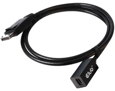 Zdjęcie produktu dla CLUB3D CAC-1120, 1 m, Mini DisplayPort, DisplayPort, Żeńska, Męska, 7680 x 4320 px