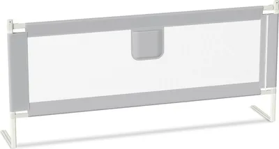 Produktbild von Faziango Baby Bettgitter 180cm Einziehbare Babybettgitter Kinder Bettgitter Bettschutzgitter Höhenverstellbar Rausfallschutz für Bett