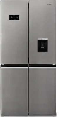 Produktbild von French Door Kühl-Gefrierkombination 487L D Pet Inox Sharp SJ-NFA35IHDPD-EU