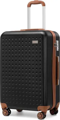 Produktbild von Famanu Hartschalenkoffer 100% ABS, schwarz, mit Trolleyhandgriff