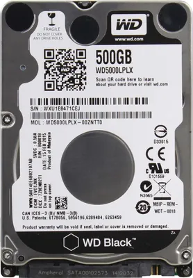 Immagine prodotto di Hard Disk 500gb Western Digital Sata 2,5" Wd5000lplx Interno Notebook Laptop Pc
