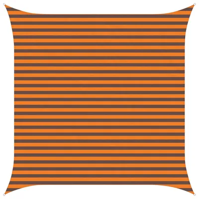 Image de vidaXL Tente d'ombrage orange et marron 3,6 x 3,6 m 100 % polyester Oxford