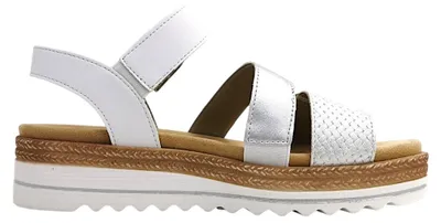 Imagen del producto de Remonte: Sandalias de mujer, estilo "slingback", color plateado, para uso casual
