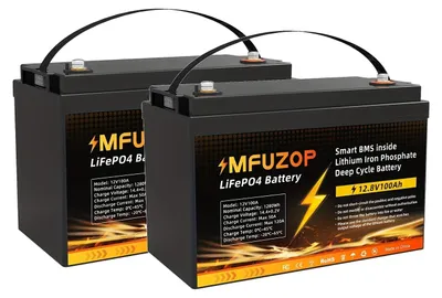 Productafbeelding van Lithium Accu - LiFePO4 Batterij - Oplaadbare Accu - Bootaccu - Startaccu - 100Ah Capaciteit