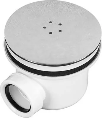 Produktbild von Sellon24® Ablaufgarnitur für die Duschtasse Duschwanne Siphon Ø 90mm Alcaplast Messing Abdeckung