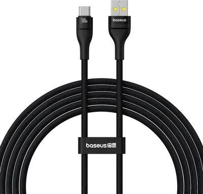 Zdjęcie produktu dla Baseus Flash 2 USB A to USB C fast charging cable 2 m 100 W Black
