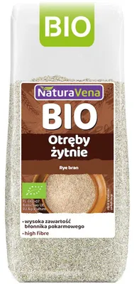 OTRĘBY ŻYTNIE BIO 200 g - NATURAVENA
