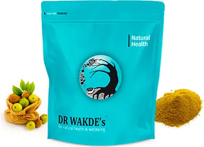 Produktbild von DR WAKDE'S Triphala Churna Pulver - 500g (1,1 lb) | Mischung aus 3 Beliebten Getrockneten Früchten | Amla, Haritaki & Bibhitaki | Pflanzlich | Vegan |