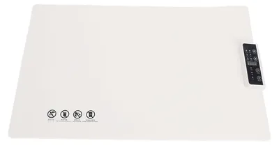 Silikon-Heizmatte, 260W, 5 Temperaturen, Timer, 60x37 cm, EU-Stecker