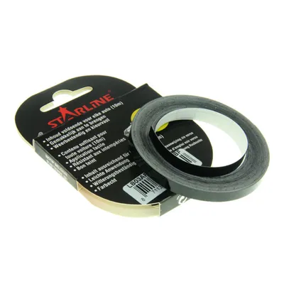 Produktbild von Felgenrandaufkleber 6 mm x 10 m schwarz aufkleber jedes auto motorrad fahrrad rim stickers felgenaufkleber