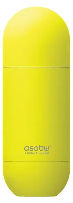 Produktbild von Asobu Orb, 430 ml, Tägliche Nutzung, Gelb, Edelstahl, 24 h, 12 h