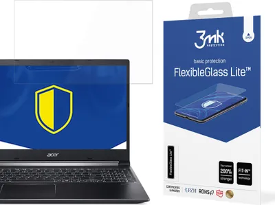 Produktbild von 3mk Display Hybridglas FlexibleGlass für Acer Aspire 7 0,3mm 7H