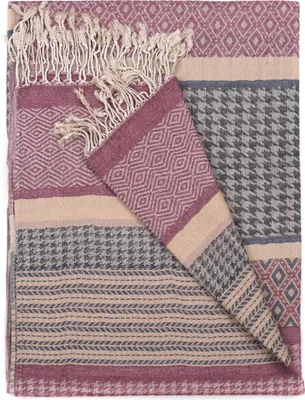 Produktbild von Art Of Polo Damenschal Nilofare dunkelrot One size