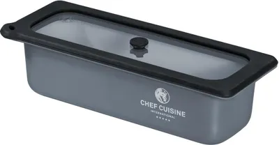 Zdjęcie produktu dla CHEF CUISINE – zestaw 2 pojemników do przechowywania z szklaną pokrywką, w tym zawór próżniowy