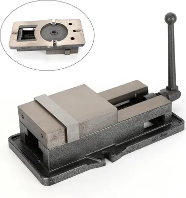 Immagine prodotto di Morsa per macchine di precisione - Fresatrice/CNC - Larghezza ganascia 16 cm - Larghezza di serraggio 16 cm - Altezza ganascia 4,5 cm - Versione per impieghi gravosi