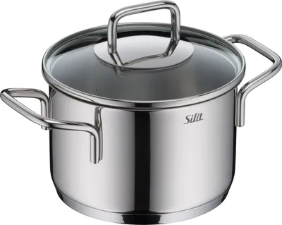 Produktbild von Silit Extra Cook Kochtopf 16 cm mit Glasdeckel 3201113788 4004633306320