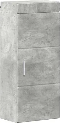 Produktbild von vidaXL Badezimmer-Wandschrank TULUM Beton Grau 37 x 24,5 x 86 cm