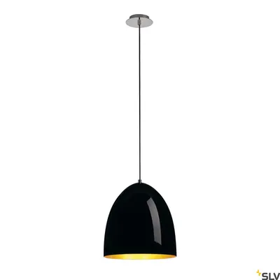 Produktbild von SLV 133060 PARA CONE 30 Pendelleuchte rund schwarz gold E27 max. 60W