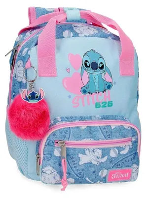 Obrázok produktu pre Batoh Disney Stitch Hearts, nastaviteľný, 28 cm