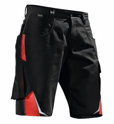 Produktbild von Kübler Pulsschlag Shorts schwarz/mittelrot Gr. 52