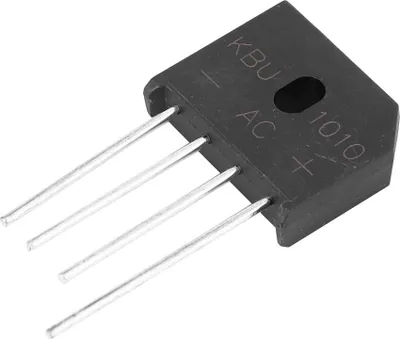 Zdjęcie produktu dla 10A 1000V Most diodowy KBU1010 Prostownik do obwodów elektronicznych (10 sztuk)