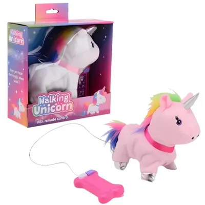 Immagine prodotto di Unicorno che cammina a batteria con suono 16 cm