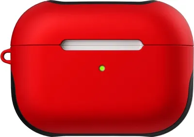 Produktbild von Mobigear Frosted  Apple AirPods Pro 1 Hardcase Hülle - Rot