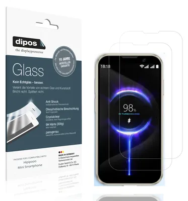 Zdjęcie produktu dla 2x dipos GlassCC Hipipooo Mini Smartphone