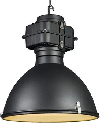 Produktbild von Smart Industrie Hängelampe Schwarz 53 cm inkl  A60 Wifi Sicko
