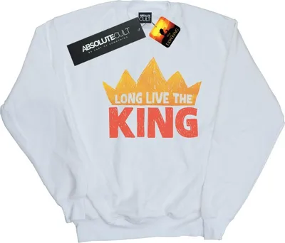 Produktbild von Disney - "The Lion King Long Live The King" Sweatshirt für Damen BI22206 (M) (Weiß)