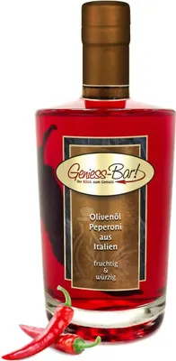 Produktbild von Olivenöl Peperoni 0,35L aus Italien extra vergine kaltgepresst sehr aromatisch