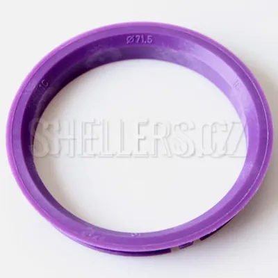 Obrázek produktu pro Vymezovací kroužek kol 82,0 / 71,5 (104.0200.084), plast, fialová, přesah kužele 4mm