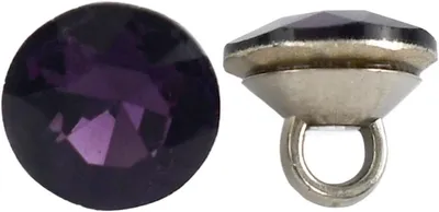 Immagine prodotto di Bottoni con strass - 20/50 pezzi - 9 mm - Viola