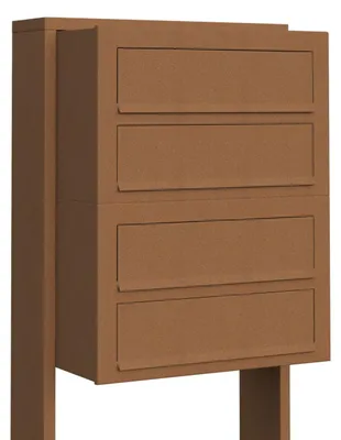 Produktbild von Briefkastenanlage Cube for Four in Rost