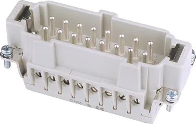 Produktbild von ILME Stifteinsatz Gr.77.27 CNEM 16 T 16P+PE Silber Schraubanschluss 16A 500V