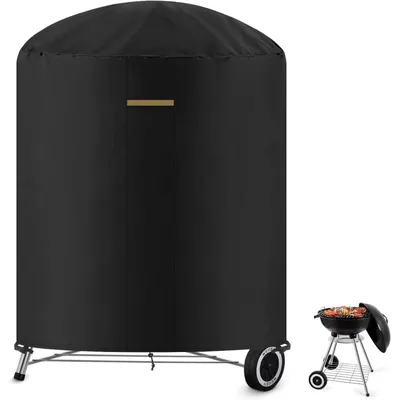 Produktbild von Grill Abdeckhaube Ø77x90cm Wetterfest Wasserdicht UV Beständig für Gasgrill Kugelgrill