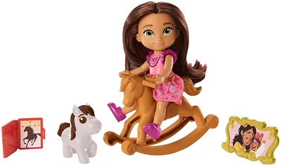 Immagine prodotto di Mattel GXF11 - Bambola Spirit Lucky con cavallo a dondolo