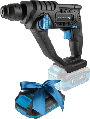 Produktbild von HÖGERT TECHNIK Akku-Schlagbohrhammer 18V, 1,5 J Pneumatischer Schlagantrieb, 5100 IPM, SDS+ Bohrfutter, LED-Beleuchtung, Ideal für Mauerwerk, Holz, und Metall + PROMO 2,0 Ah Akku