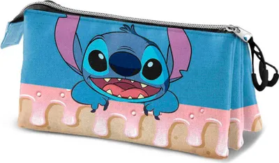 Zdjęcie produktu dla Karactermania Lilo and Stitch, Miękki piórnik, Wielobarwny, Obraz, Wewnątrz/Na wolnym powietrzu, Dziewczyna, Zamek