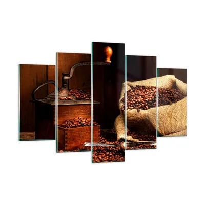 Produktbild von Bilder auf glas - Frühstück Schokolade Kaffee Bohnen - 150x100cm - Glasbilder - Wandbilder - Kunstdruck - Wanddekoration aus Glas - Glas Bilder - Wandbild auf Glas - GEA150x100-2163