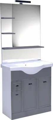 Produktbild von Badezimmerset MAUDE / Grau