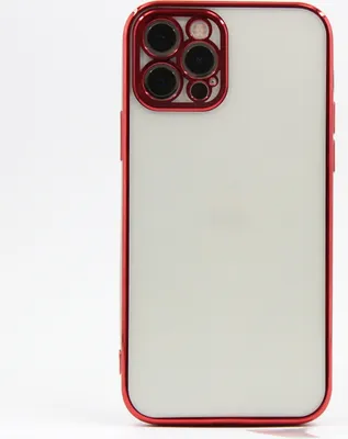 Produktbild von Hülle für Apple iPhone 12 - Soft Plating Case - Rot