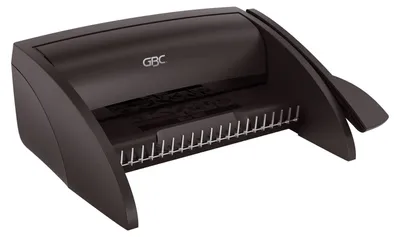 Produktbild von GBC CombBind C100 Bindegerät, Kamm-Bindegerät, Manuell, 160 Blätter, Schwarz