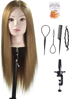 Obrázok produktu pre Kozmetická figurína 28 palcov, z umelých vlákien, kadernícka