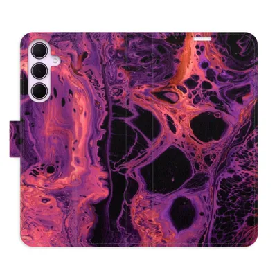 Obrázek produktu pro Flipové pouzdro iSaprio - Abstract Dark 02 pro Samsung Galaxy A55 5G