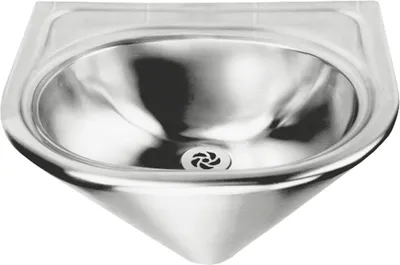 Immagine prodotto di KWC AR lavabo singolo, HEAVY DUTY, acciaio inox, 450x280x400 mm, montaggio posteriore a parete